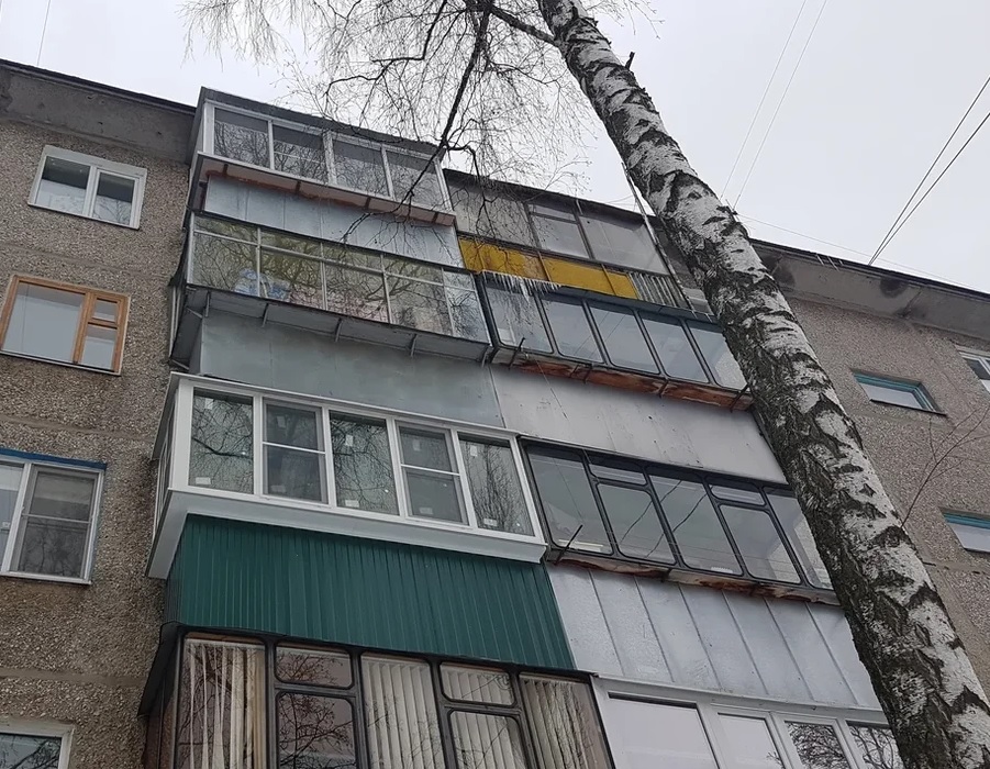 Остекление балкона, ул. Комарова